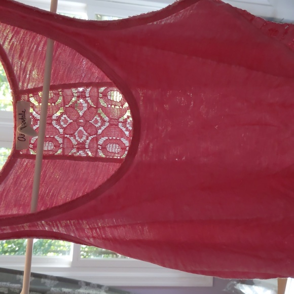 3 Lace Tank Tops: Aeropostale, H&M, xhilaration, S crochet racerback bundle set - Picture 15 of 16